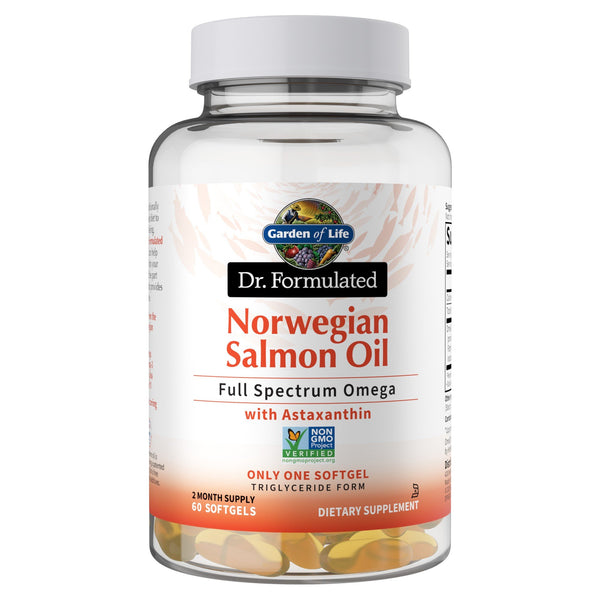 Garden of Life Dr. Formulated-Norwegian Salmon Oil 60 Softgel