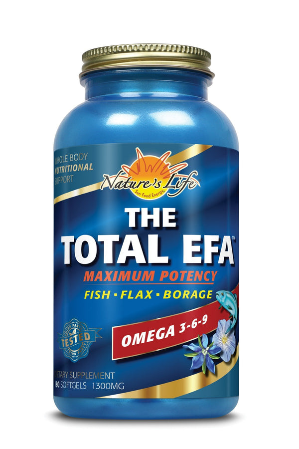 Natures Life The Total EFA Maximum Omega 3-6-9 180 Softgel