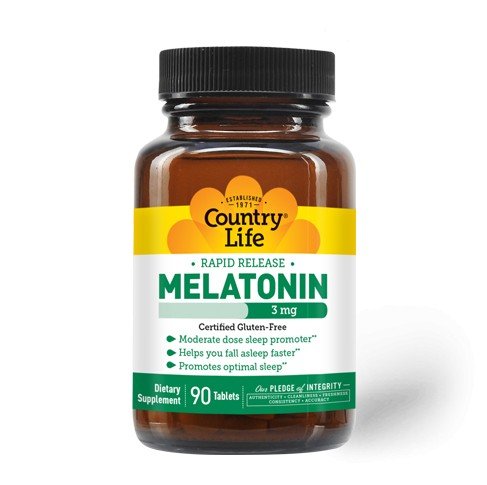 Country Life Melatonin 3mg Rapid Release 90 Tablet