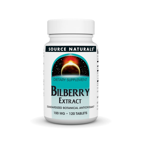 Source Naturals, Inc. Bilberry Extract 100mg 120 Tablet