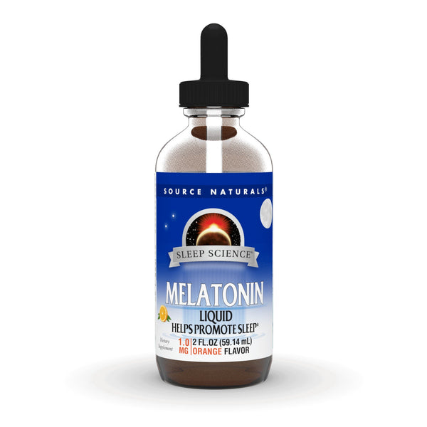 Source Naturals, Inc. Sleep Science Melatonin Liquid Sublingual-Orange 2 oz Liquid