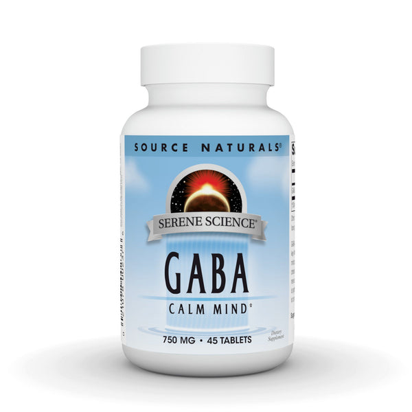 Source Naturals, Inc. GABA 750mg 45 Tablet