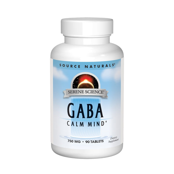 Source Naturals, Inc. GABA 750mg 90 Tablet