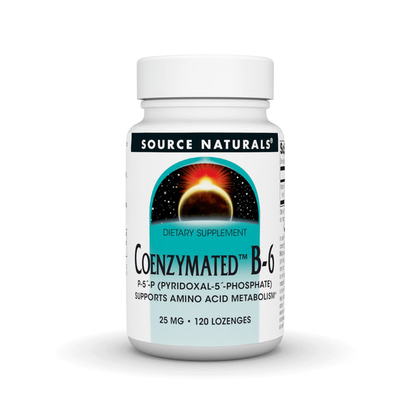 Source Naturals, Inc. Coenzymated B-6 Sublingual 25mg 120 Lozenge