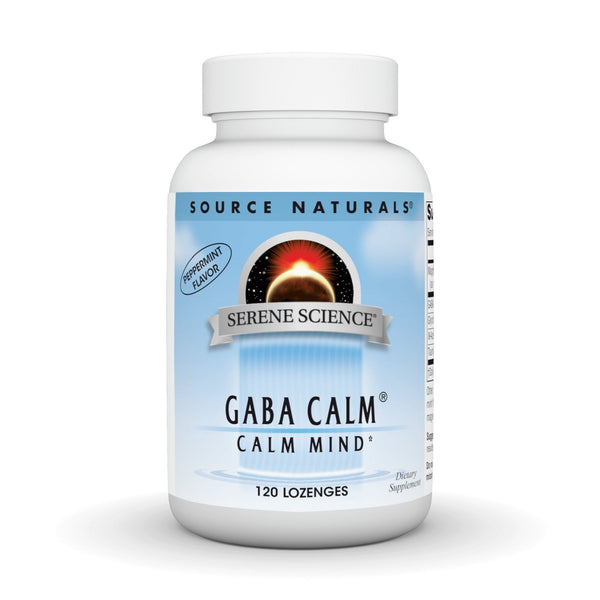 Source Naturals, Inc. GABA Calm Sublingual-Peppermint 120 Lozenge