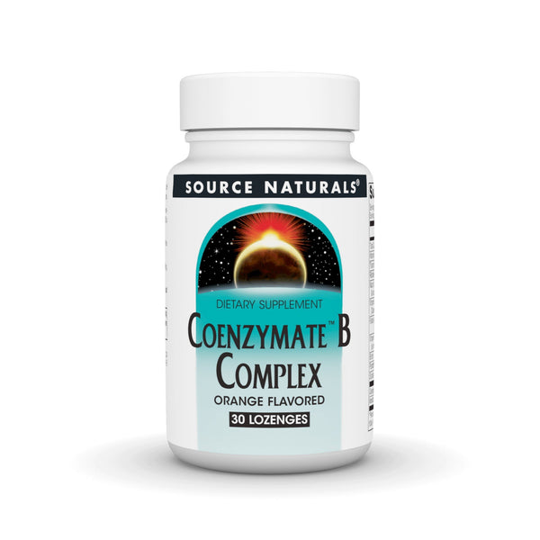 Source Naturals, Inc. Coenzymated B Complex Sublingual Orange 30 Lozenge