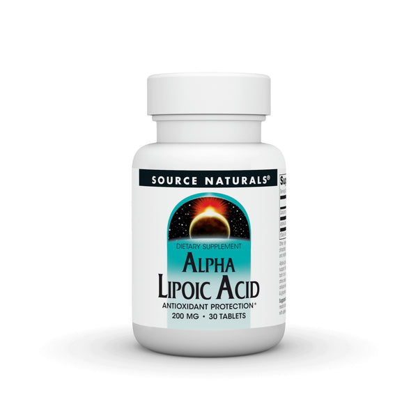 Source Naturals, Inc. Alpha Lipoic Acid 200mg 30 Tablet