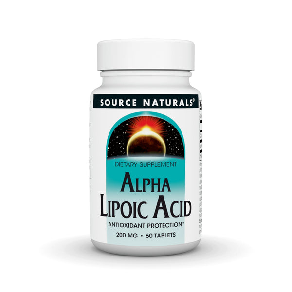 Source Naturals, Inc. Alpha Lipoic Acid 200mg 60 Tablet