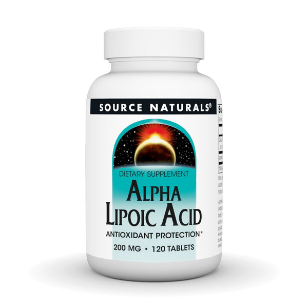 Source Naturals, Inc. Alpha Lipoic Acid 200mg 120 Tablet
