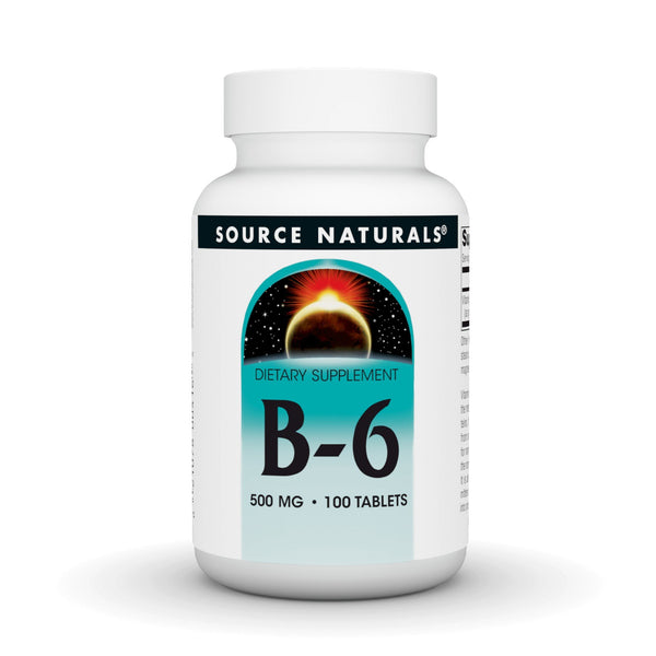Source Naturals, Inc. Vitamin B-6 500mg 100 Tablet