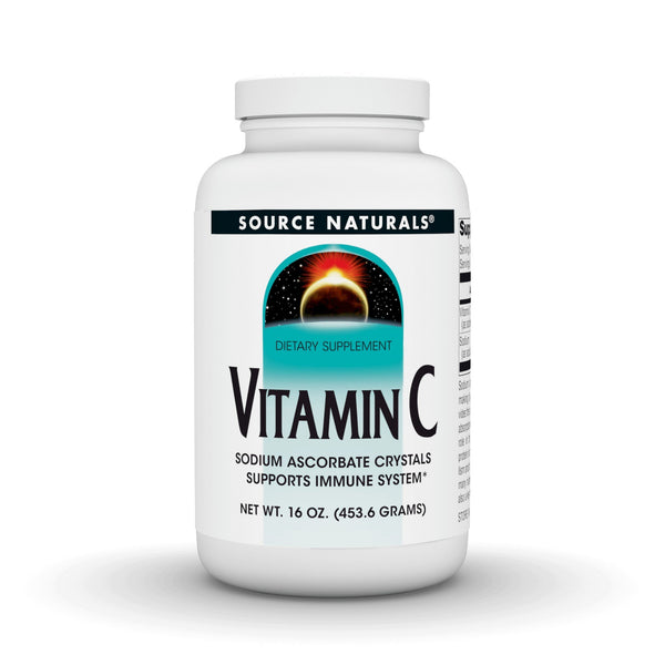 Source Naturals, Inc. Vitamin C- Sodium Ascorbate Crystals 16 oz Powder