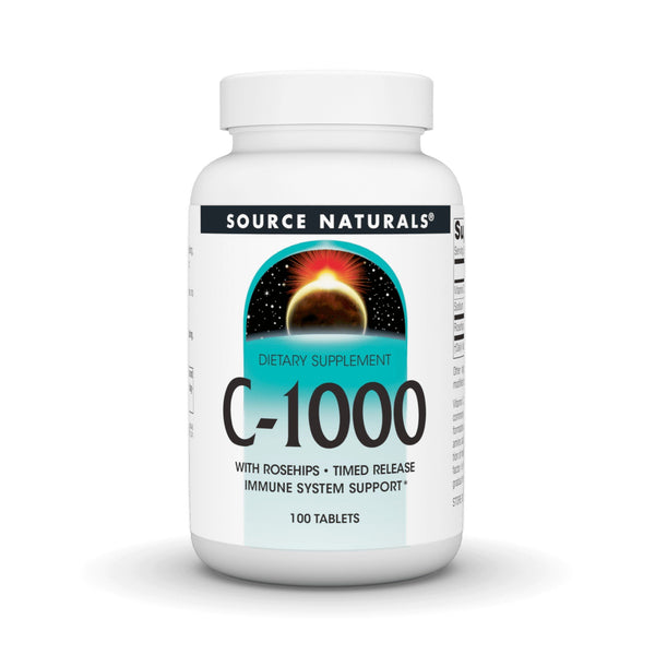 Source Naturals, Inc. Vitamin C-1000 With Rosehips 1000mg Timed Release 100 Sustained Release Tablet