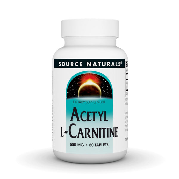 Source Naturals, Inc. Acetyl L-Carnitine 500mg 60 Tablet