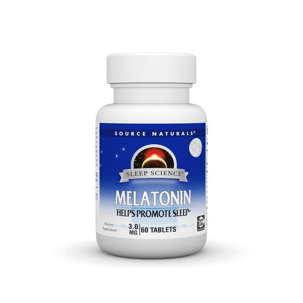 Source Naturals, Inc. Melatonin Tablets 3mg - Tablet 60 Tablet