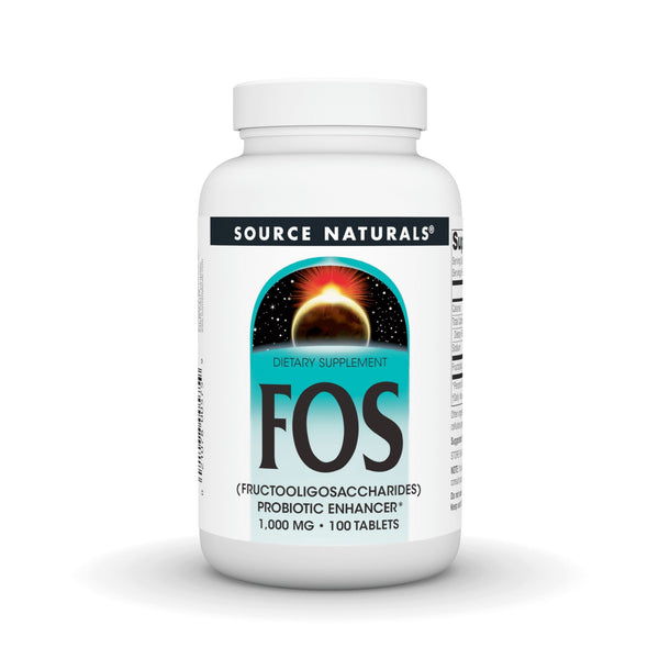 Source Naturals, Inc. FOS Probiotic Enhancer 1000mg 100 Tablet
