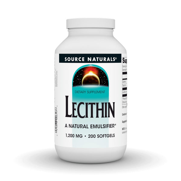 Source Naturals, Inc. Lecithin 1200mg 200 Softgel