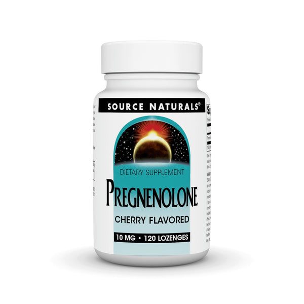 Source Naturals, Inc. Pregnenolone 10mg Sublingual Cherry 120 Sublingual Tablet