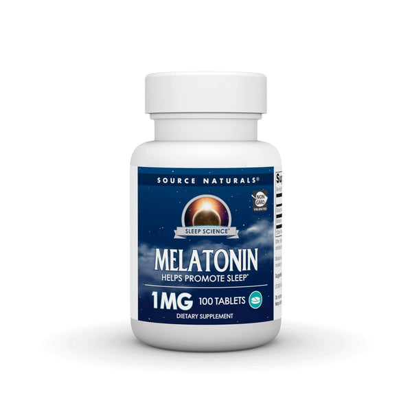 Source Naturals, Inc. Melatonin Tablets 1mg - Tablet 100 Tablet