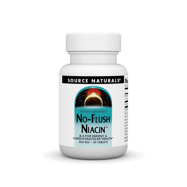 Source Naturals, Inc. No-Flush Niacin 500mg 30 Tablet