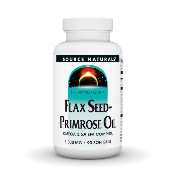 Source Naturals, Inc. Flax Seed- Primrose Oil 90 Softgel