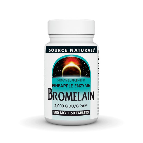 Source Naturals, Inc. Bromelain 500mg 2000GDU 60 Tablet