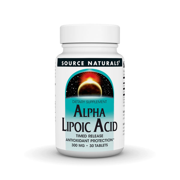 Source Naturals, Inc. Alpha Lipoic Acid 300mg Time Release 30 Tablet