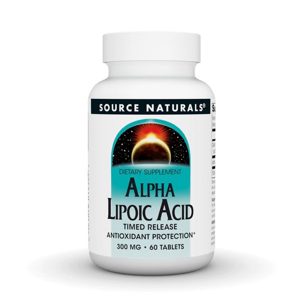 Source Naturals, Inc. Alpha Lipoic Acid 300mg Time Release 60 Tablet