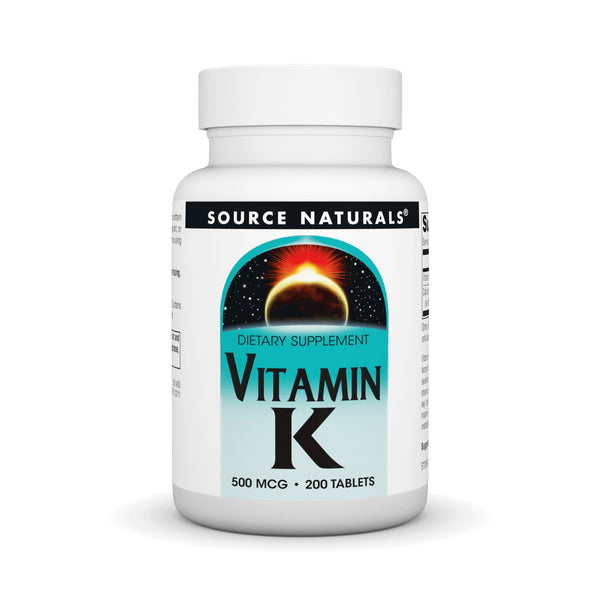 Source Naturals, Inc. Vitamin K 500 mcg 200 Tablet