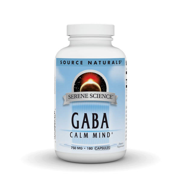 Source Naturals, Inc. GABA 750mg 180 Capsule