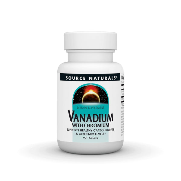 Source Naturals, Inc. Vanadium with Chromium 90 Tablet