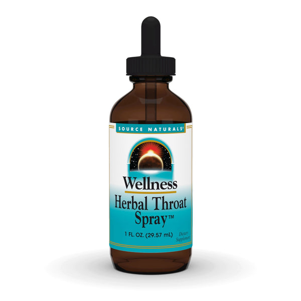 Source Naturals, Inc. Wellness Herbal Throat Spray 1 oz Liquid