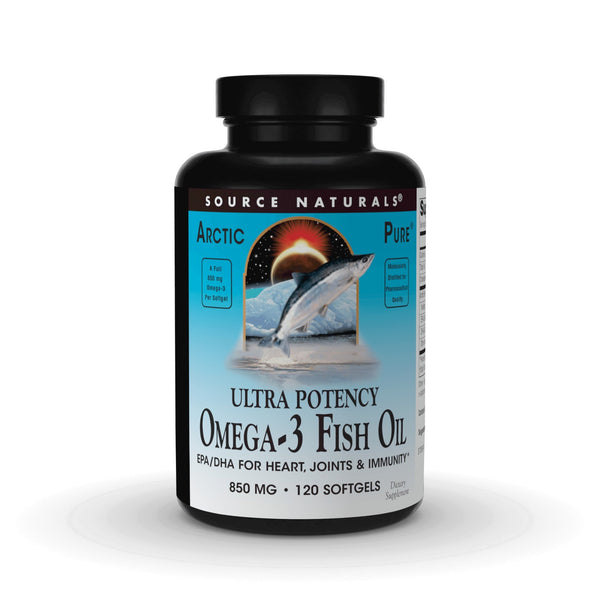Source Naturals, Inc. ArcticPure Ultra Potency Omega-3 Fish Oil 120 Softgel