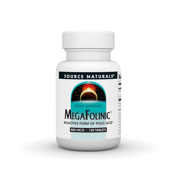 Source Naturals, Inc. Mega Folinic 120 Tablet