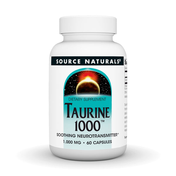 Source Naturals, Inc. Taurine 1000mg 60 Capsule