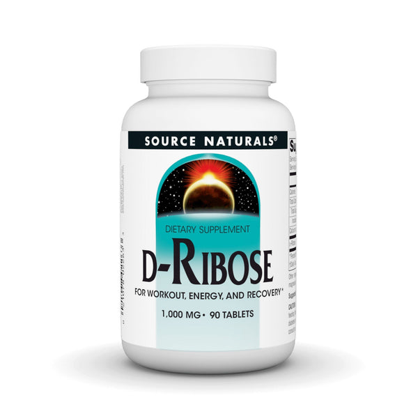 Source Naturals, Inc. D Ribose 1000mg 90 Tablet
