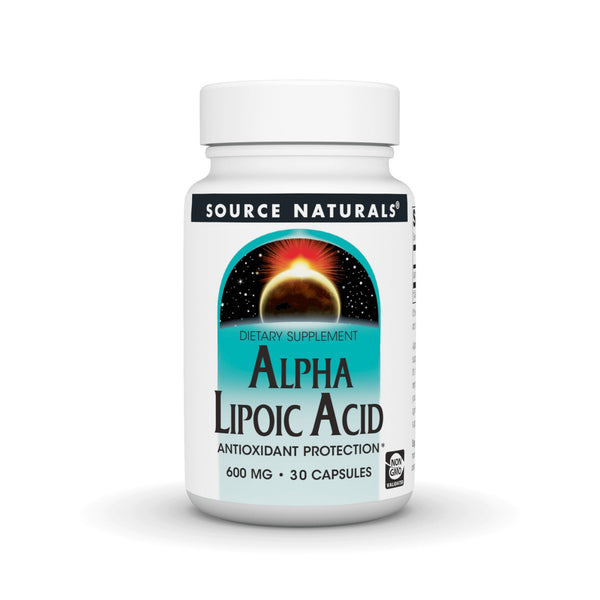 Source Naturals, Inc. Alpha Lipoic Acid 600 mg 30 Capsule