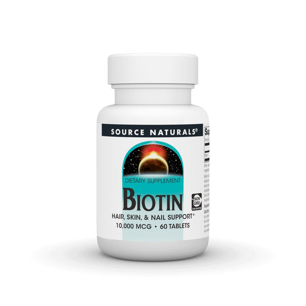 Source Naturals, Inc. Biotin 10,000 mcg 60 Tablet