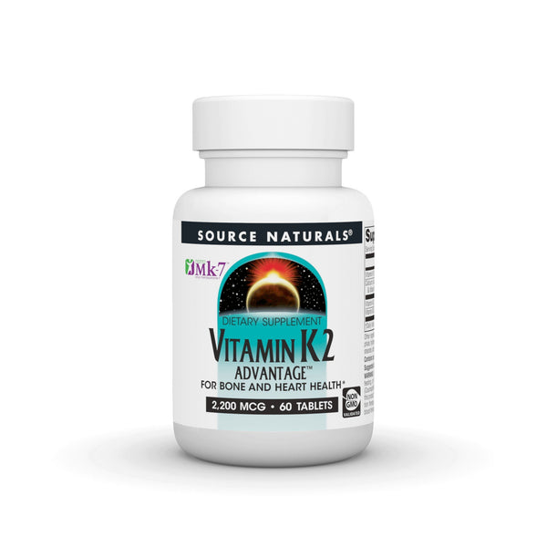 Source Naturals, Inc. Vitamin K2 Advantage 60 Tablet