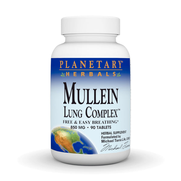 Planetary Herbals Mullein Lung Complex 90 Tablet