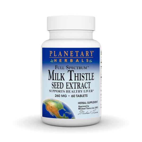 Planetary Herbals Full Spectrum Milk Thistle Seed Extract 260mg 60 Tablet