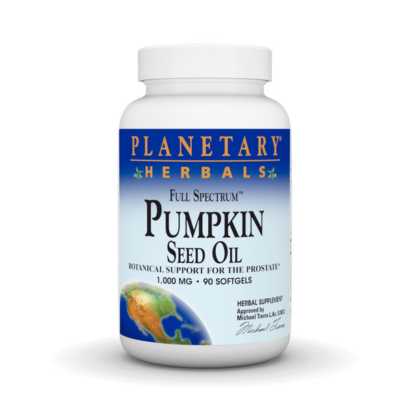 Planetary Herbals Full Spectrum Pumpkin Seed Oil 90 Softgel