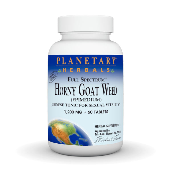 Planetary Herbals Full Spectrum Horny Goat Weed 1000 mg 60 Tablet