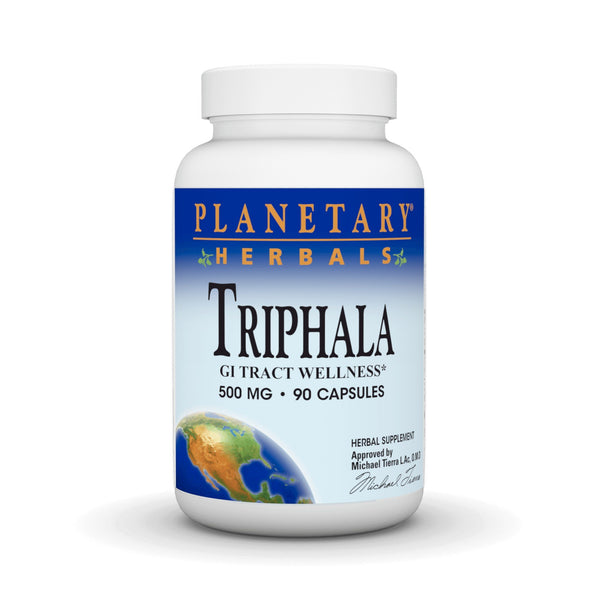 Planetary Herbals Triphala Internal Cleanser 500 mg 90 Capsule
