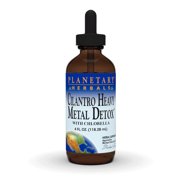 Planetary Herbals Cilantro Heavy Metal Detox with Chlorella 4 oz Liquid