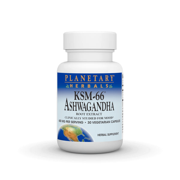 Planetary Herbals KSM-66 Ashwagandha 600 mg 30 VegCap