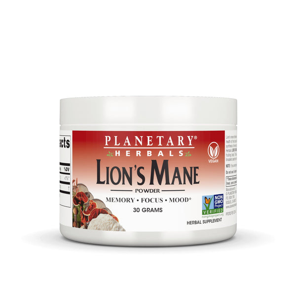 Planetary Herbals Lion's Mane 30 Grams Powder