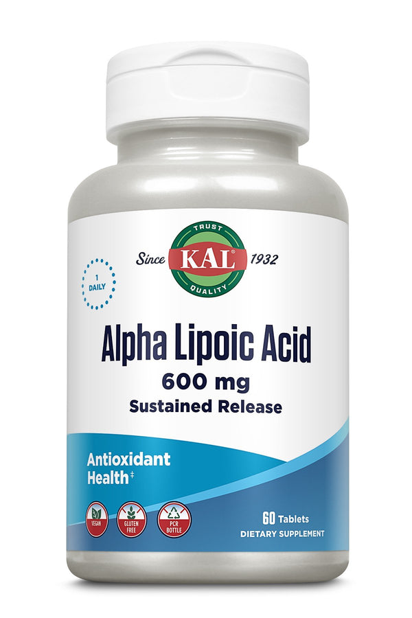 Kal Alpha Lipoic Acid 600mg SR 60 Tablet