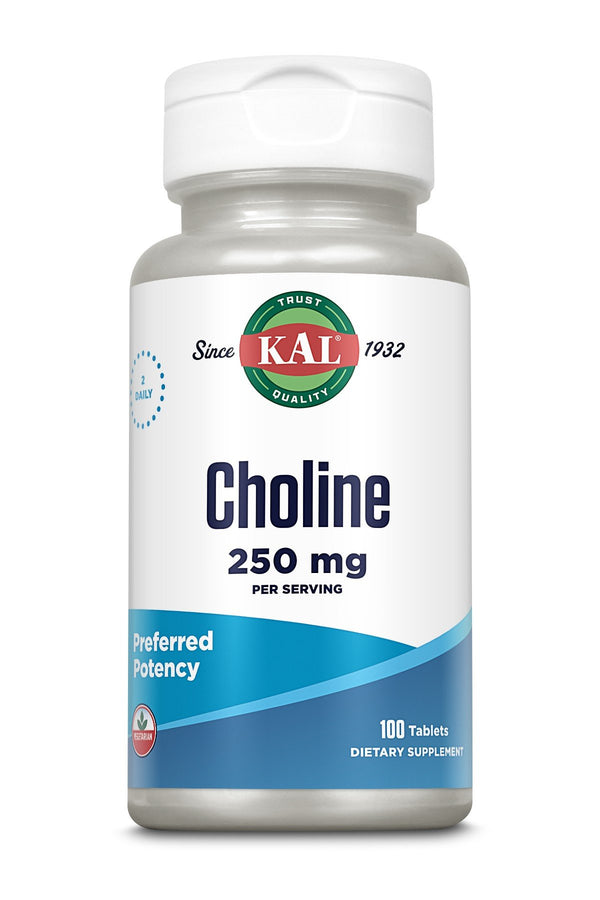 Kal Choline 250mg 100 Tablet