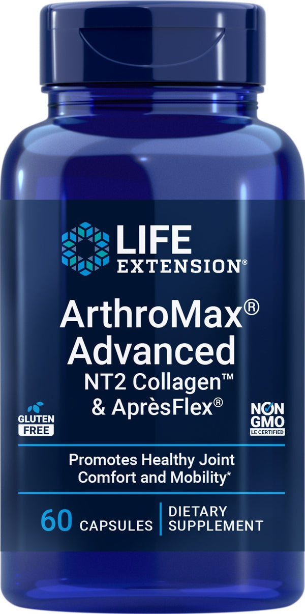 Life Extension ArthroMax Advanced with NT2 Collagen & AprsFlex 60 Capsule