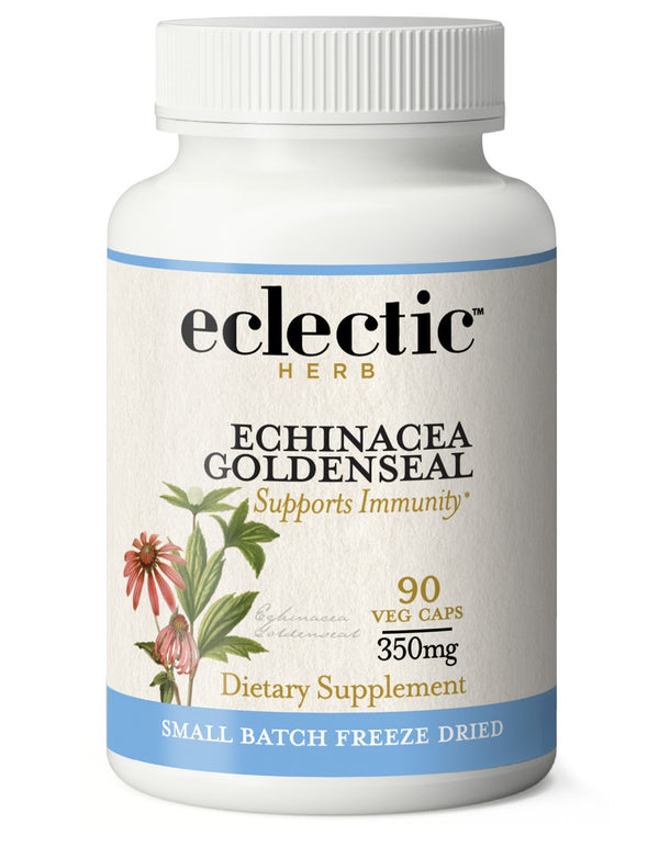 Eclectic Herb Echinacea - Goldenseal - Freeze Dried Concentrate 90 VegCap